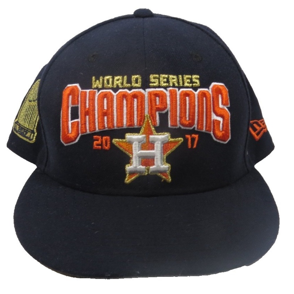 New Era 9FIFTY Houston Astros 2017 World Series‎ Champions Snapback Hat Cap EUC